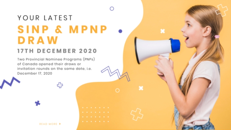 SINP & MPNP Draw held on 17th December 2020