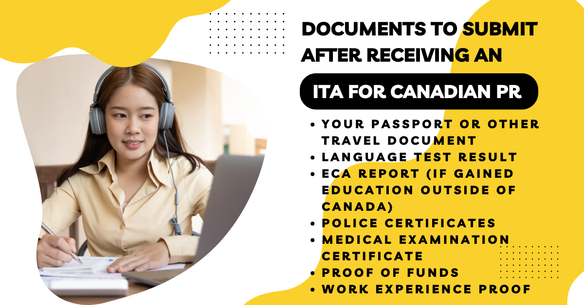 Documents to Submit after Receiving an ITA for Canada PR