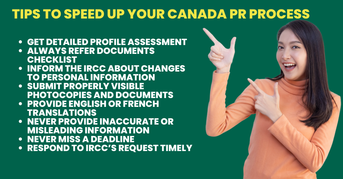 Tips to Speed up your Canada PR Process